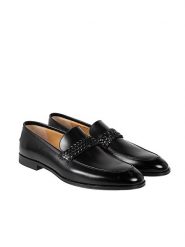 Bally Półbuty "Loafers" | 6231408 | Werden | Mężczyzna | Czarny. Czarne mokasyny męskie Bally, ze skóry, bez zapięcia. W wyprzedaży za 1,699.00 zł.