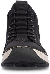 Rieker Booties Czarne 40 (44550-00). Czarne obuwie sportowe damskie Rieker, bez wzorów. Za 324.42 zł.