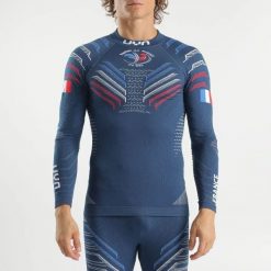 Koszulka termoaktywna dla dorosłych UYN Natyon 3.0 France Uw Shirt. Koszulki sportowe damskie UYN, l, bez wzorów, bez kołnierzyka, bez ramiączek, narciarskie. Za 589.99 zł.