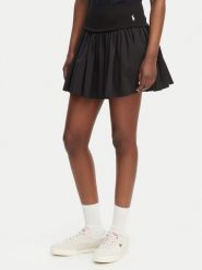Polo Ralph Lauren Spódnica mini 211A12965001 Czarny Regular Fit. Czarne spódnice damskie Polo Ralph Lauren, xl, bez wzorów, z bawełny, mini. Za 1,199.00 zł.