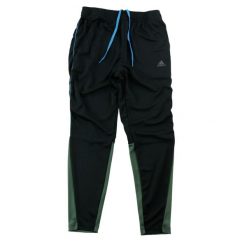 Second life - Spodnie dresowe męskie Ribbed AeroReady czarne - Jak nowy. Czarne spodnie sportowe męskie Adidas, l, bez wzorów, z dresówki, do biegania. Za 164.76 zł.