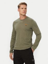Aeronautica Militare Longsleeve 262TS2390UJ00372 Zielony Regular Fit. Zielone bluzki z długim rękawem męskie Aeronautica Militare, l, bez wzorów, z bawełny, bez kołnierzyka. Za 239.99 zł.