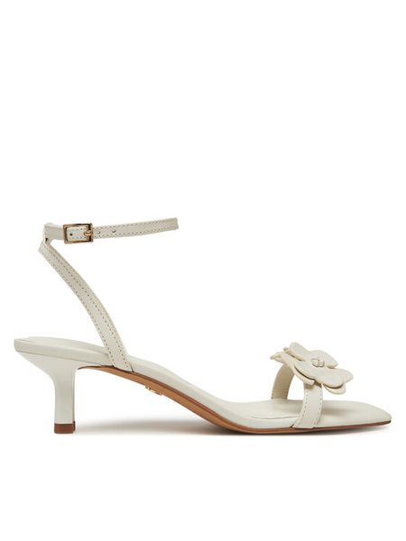Aldo Sandały Daisyrose 13964638 Biały. Białe sandały damskie Aldo, bez wzorów, ze skóry, bez obcasa, na szpilce, bez zapięcia. Za 399.99 zł.