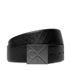 Pasek Męski Calvin Klein. Czarne paski damskie Calvin Klein, bez wzorów. Za 329.99 zł.