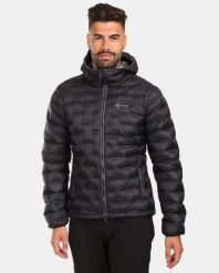 Męska kurtka ocieplana Kilpi ALBA-M. Czarne kurtki męskie Kilpi, m, bez wzorów, z materiału, eleganckie, z kapturem. Za 422.05 zł.