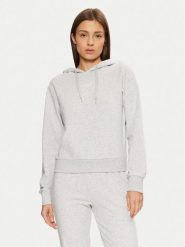 Guess Bluza O5RQ02 KCO31 Szary Regular Fit. Szare bluzy damskie Guess, xl, z aplikacjami, z bawełny, bez kaptura. Za 189.99 zł.