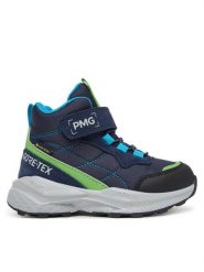 Primigi Śniegowce GORE-TEX 2430022 M Granatowy. Niebieskie buty zimowe chłopięce Primigi, bez wzorów, z gore-texu, bez zapięcia. Za 374.99 zł.