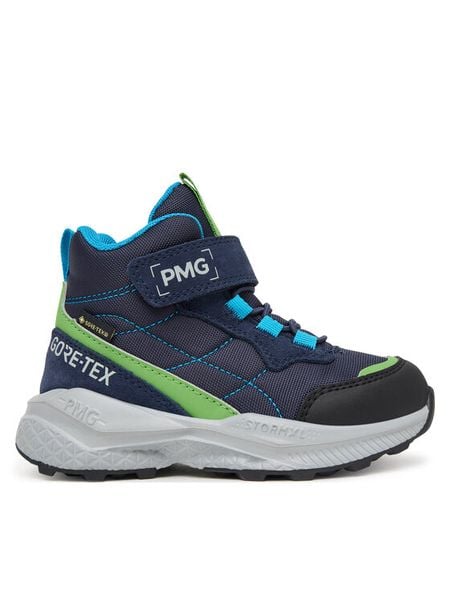 Primigi Śniegowce GORE-TEX 2430022 M Granatowy. Niebieskie buty zimowe chłopięce Primigi, bez wzorów, z gore-texu, bez zapięcia. Za 374.99 zł.