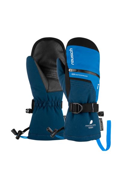 Rękawiczki dla dzieci Reusch Lando R-tex® Xt Mitten. Czarne rękawiczki dziecięce Reusch, bez wzorów, z materiału. Za 279.30 zł.