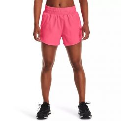 Spodenki krótkie damskie Under Armour Flex Woven Short 3in. Czerwone szorty sportowe damskie Under Armour, xs, bez wzorów, sportowe, do biegania. Za 79.99 zł.