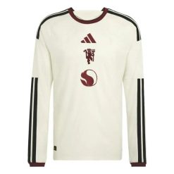 Koszulka Third z długim rękawem Autentyczna Manchester United 2026/27. Białe koszulki sportowe męskie Adidas, l, bez wzorów, z tkaniny, bez kołnierzyka, bez ramiączek, do piłki nożnej, climacool (adidas). Za 693.00 zł.