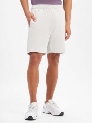 PEGADOR szorty dresowe - Signar Heavy Rib Mężczyźni Bawełna (100%) szary, S. Szare krótkie spodenki sportowe męskie PEGADOR, m, bez wzorów, z bawełny. Za 169.95 zł.
