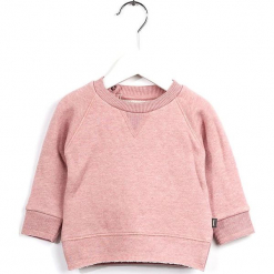 Sweter w kolorze jasnoróżowym. Czerwone swetry dla chłopców marki Imps & Elfs, z okrągłym kołnierzem. W wyprzedaży za 75.95 zł.