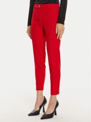 Maryley Spodnie materiałowe 24IB52Z/M19/43MA Czerwony Regular Fit. Czerwone spodnie materiałowe damskie Maryley, m, bez wzorów, z materiału. Za 129.99 zł.