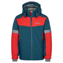 Chłopięca kurtka narciarska Kilpi TEDDY-JB. Czerwone buty zimowe chłopięce Kilpi, na zimę, bez wzorów, sportowe, bez kaptura. Za 464.99 zł.