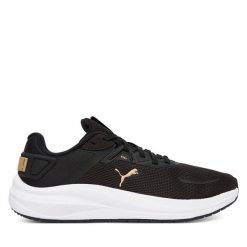 Buty do biegania Puma. Czarne obuwie sportowe damskie Puma, bez wzorów, do biegania. Za 239.99 zł.