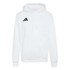 Bluza męska adidas Entrada 26 Hoody biała JZ6579. Białe bluzy męskie Adidas, m, bez wzorów, bez kaptura, do piłki nożnej. Za 134.99 zł.