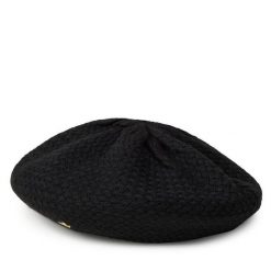 Beret LAUREN RALPH LAUREN. Czarne czapki i kapelusze damskie Lauren Ralph Lauren, na zimę, bez wzorów. Za 339.99 zł.