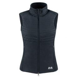 Damska kurtka bez rękawów B Vertigo Isabelle. Niebieskie kurtki damskie B VERTIGO, uniwersalny, bez wzorów, z puchu, bez kaptura. Za 338.00 zł.