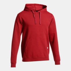 Bluza z kapturem Joma Combi. Czerwone bluzy męskie Joma, l, bez wzorów, z bawełny, z kapturem. Za 259.50 zł.