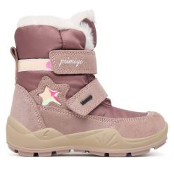 Śniegowce Primigi. Czerwone śniegowce dziewczęce Primigi, z gore-texu, bez zapięcia. Za 394.99 zł.