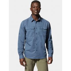 Koszulka Męska Mountain Hardwear Canyon. Niebieskie bluzki z długim rękawem męskie Mountain Hardwear, l, bez wzorów, bez kołnierzyka. Za 339.00 zł.
