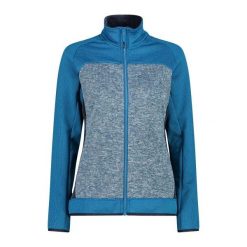 Damska rozciągliwa wydajna polarowa bluza z zamkiem CMP Unlimitech. Niebieskie bluzy damskie CMP, s, bez wzorów, z materiału, bez kaptura, trekkingowe. Za 338.90 zł.