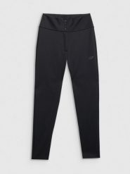 4F Spodnie narciarskie softshell membrana 5000 damskie - czarne M. Czarne spodnie materiałowe damskie 4f, m, bez wzorów, z softshellu. Za 299.99 zł.