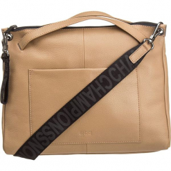 Skórzana torebka "Misaki 2" w kolorze jasnobrązowym - 35 x 26 x 17 cm. Brązowe torby na ramię damskie marki BREE. W wyprzedaży za 545.95 zł.