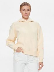 Calvin Klein Jeans Bluza Back Bold Monologo J20J222895 Żółty Relaxed Fit. Żółte bluzy damskie Calvin Klein Jeans, m, bez wzorów, z jeansu, bez kaptura. Za 399.99 zł.