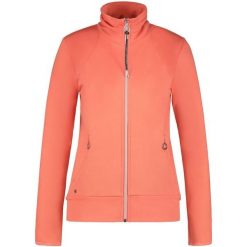 Sweter Damski Luhta Ebbo. Czerwone swetry damskie Luhta, bez wzorów, z materiału, sportowe, bez kołnierzyka, bez ramiączek, bez kaptura. Za 399.00 zł.