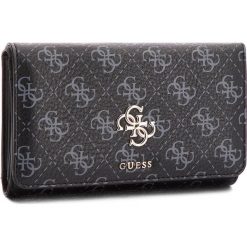 Duży Portfel Damski GUESS - SWSG68 65450 BLA. Czarne portfele damskie Guess, ze skóry ekologicznej. W wyprzedaży za 229.00 zł.