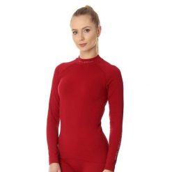 Bluza damska termoaktywna Brubeck EXTREME THERMO. Brązowe bluzy damskie Brubeck, bez wzorów, z elastanu, bez kaptura. Za 174.79 zł.