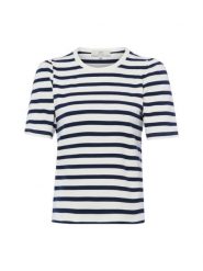 IPURI Koszulka Kobiety Bawełna niebieski|wielokolorowy, XXL. Niebieskie t-shirty damskie IPURI, xxl, bez wzorów, z bawełny, eleganckie, bez kołnierzyka. Za 99.95 zł.