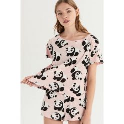 Dwuczęściowa piżama w pandy - Różowy. Czerwone piżamy damskie Sinsay. Za 39.99 zł.