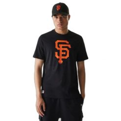 Koszulka Giants Nos MLB Regular. Czarne koszulki sportowe męskie New Era, xs, bez wzorów, z materiału, bez kołnierzyka, bez ramiączek. Za 174.00 zł.