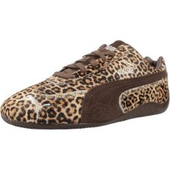 Buty PUMA YELLOW SPEEDCAT WILD WNS Nadruk zwierzęcy. Brązowe obuwie sportowe damskie Puma, trekkingowe. Za 468.99 zł.