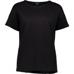 Koszulka w kolorze czarnym. Czarne t-shirty damskie Tom Tailor Adults, z bawełny, z okrągłym kołnierzem. W wyprzedaży za 86.95 zł.
