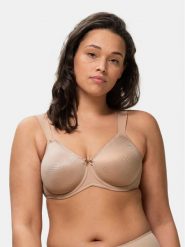 Triumph Biustonosz z fiszbiną Essential Minimizer W X 10166830 Beżowy. Brązowe biustonosze Triumph, bez wzorów, z syntetyku. Za 159.99 zł.