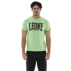 Koszulka męska z krótkim rękawem Summer Vibes. Zielone buty sportowe męskie LEONE 1947 APPAREL, bez zapięcia, na fitness i siłownię. W wyprzedaży za 82.10 zł.