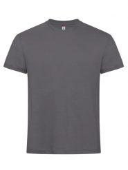 Clique New Classic-T męski T-shirt z bawełny ringspun, nowoczesny krój – Metal. Szare t-shirty męskie CLIQUE, m, bez wzorów, z bawełny, klasyczne, bez kołnierzyka. Za 87.50 zł.