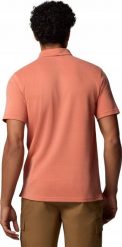 Columbia Nelson Point Polo 1772721851 Pomarańczowe S. Brązowe koszulki polo męskie Columbia, m, bez wzorów, bez ramiączek. Za 167.08 zł.