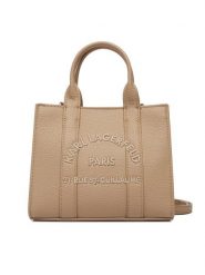 KARL LAGERFELD Torebka B1W30042 Brązowy. Brązowe torebki do ręki damskie KARL LAGERFELD, bez wzorów, ze skóry, bez dodatków. Za 649.99 zł.