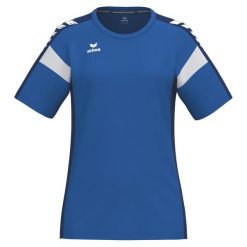 Koszulka Erima Celebrate 125 Function Blue. Czarne koszulki sportowe damskie Erima, bez wzorów, z materiału, sportowe, bez kołnierzyka. Za 277.99 zł.