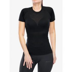 Koszulka merino damska Inov-8 Merino Short Sleeve T-Shirt. Czarne koszule damskie Inov-8, bez wzorów, sportowe, bez kołnierzyka. Za 340.99 zł.