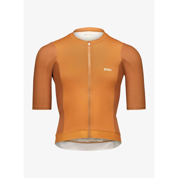 Koszulka kolarska męska POC Cadence Jersey. Brązowe buty sportowe męskie POC, m, bez wzorów, z jersey, bez kołnierzyka, bez ramiączek, rowerowe. Za 387.99 zł.