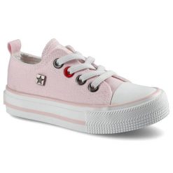 Różowe Trampki Big Star Dziecięce Wsuwane Buty. Czerwone trampki i tenisówki dziewczęce Big Star, bez wzorów, z gumy, bez zapięcia. Za 89.00 zł.