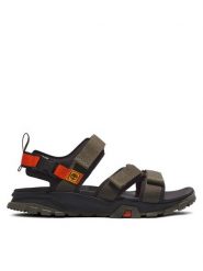 Timberland Sandały Garrison Trail Web Sandal TB0A5TC2A581 Khaki. Brązowe sandały męskie Timberland, z materiału, bez zapięcia. Za 309.99 zł.