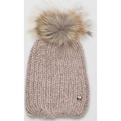 Liu Jo - Czapka zimowa. Szare czapki i kapelusze damskie Liu Jo, z dzianiny. Za 199.90 zł.