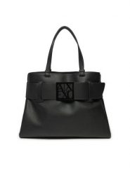 Armani Exchange Torebka XW000284 AF11902 UC001 Czarny. Czarne torebki do ręki damskie Armani Exchange, bez wzorów, ze skóry, bez dodatków. Za 799.99 zł.
